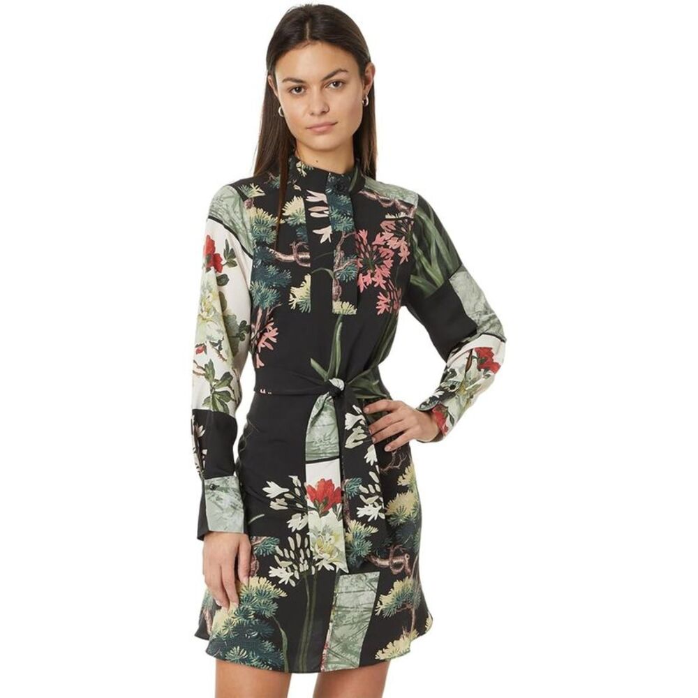 Ted Baker Womens Winnieh Tie Waist Midi Dress, NWT